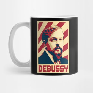 Claude Debussy Retro Propaganda Mug